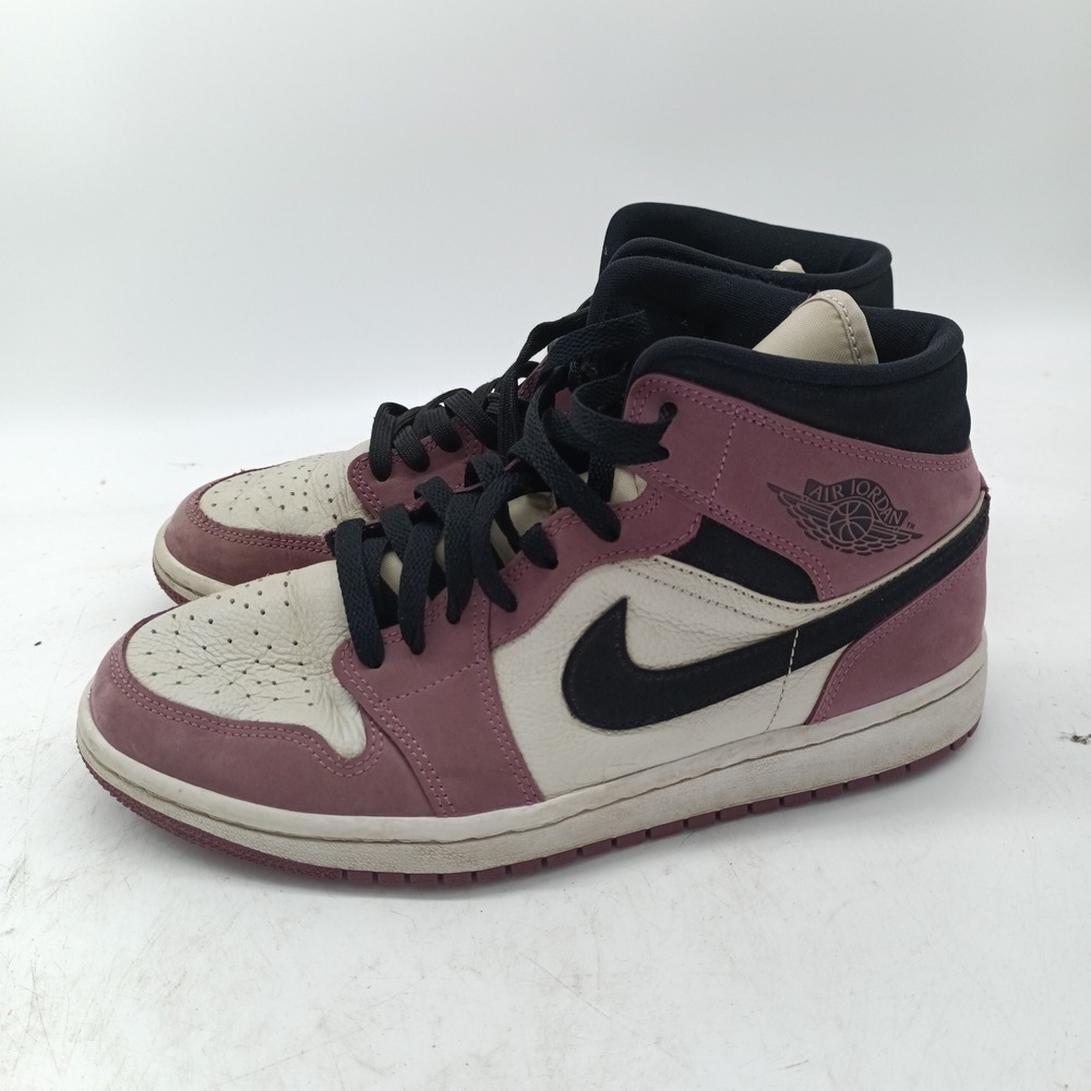 Jordan 1 Mid Anti-Gravity Machines Dark Plum DC7267-500 Womens Size 9 Sneaker